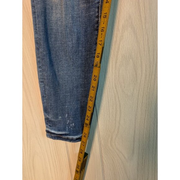 Judy Blue Jeans Womens 13/31 Skinny Fit Medium Wash Slim Casual Distressed Pants - Picture 11 of 11